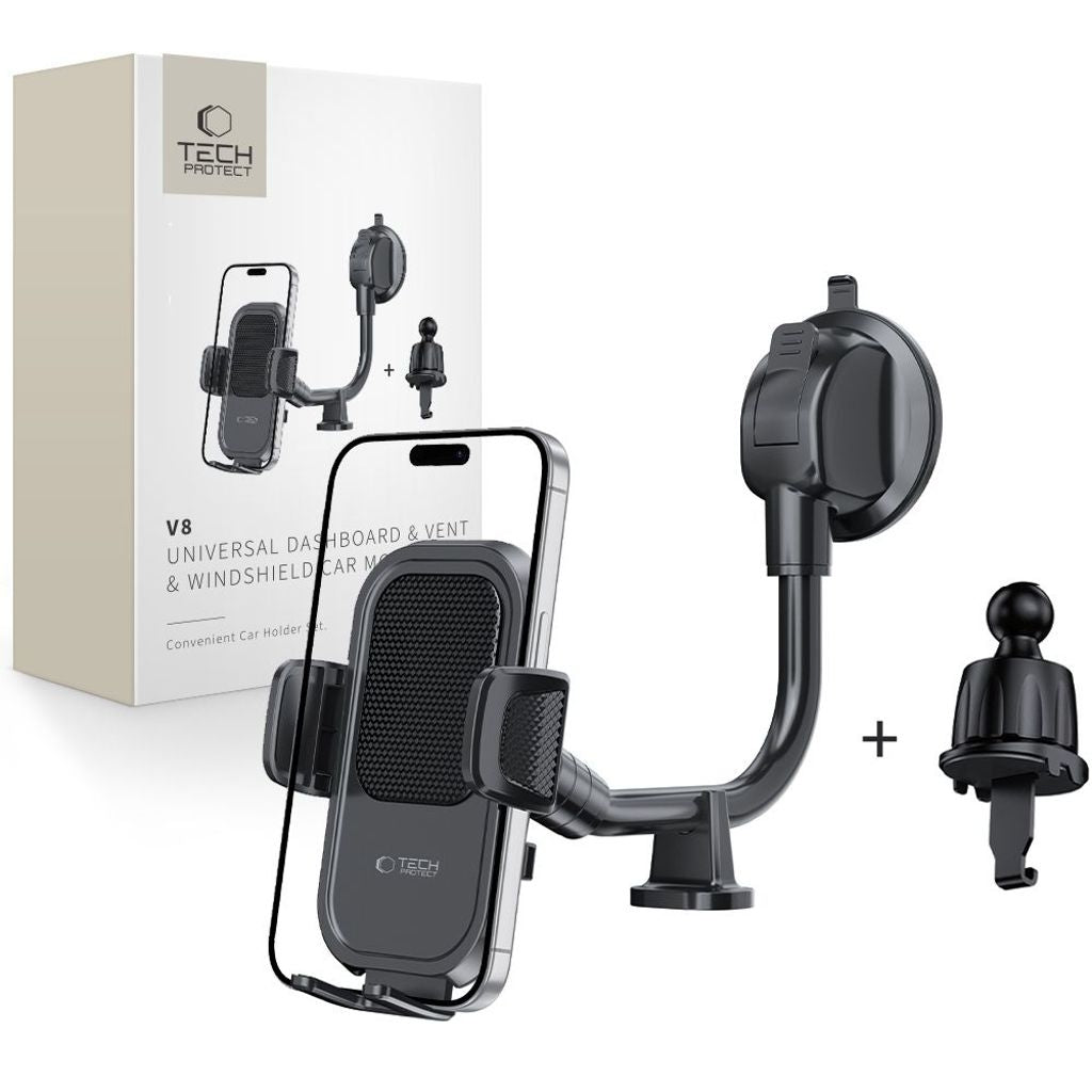 Tech-Protect V8 Mobilhållare Bil – Svart