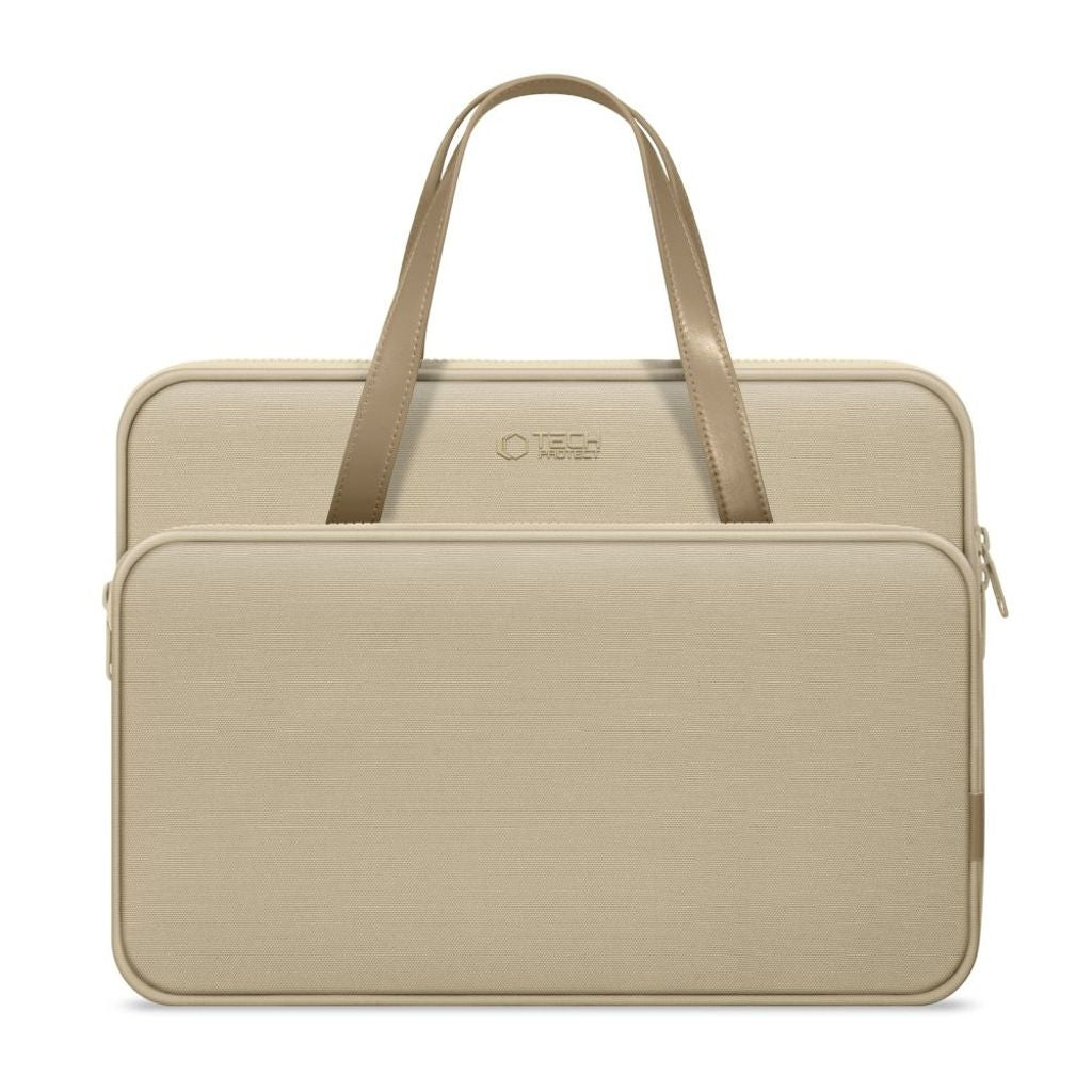Tech-Protect bärväska laptopväska för 13-14" – beige