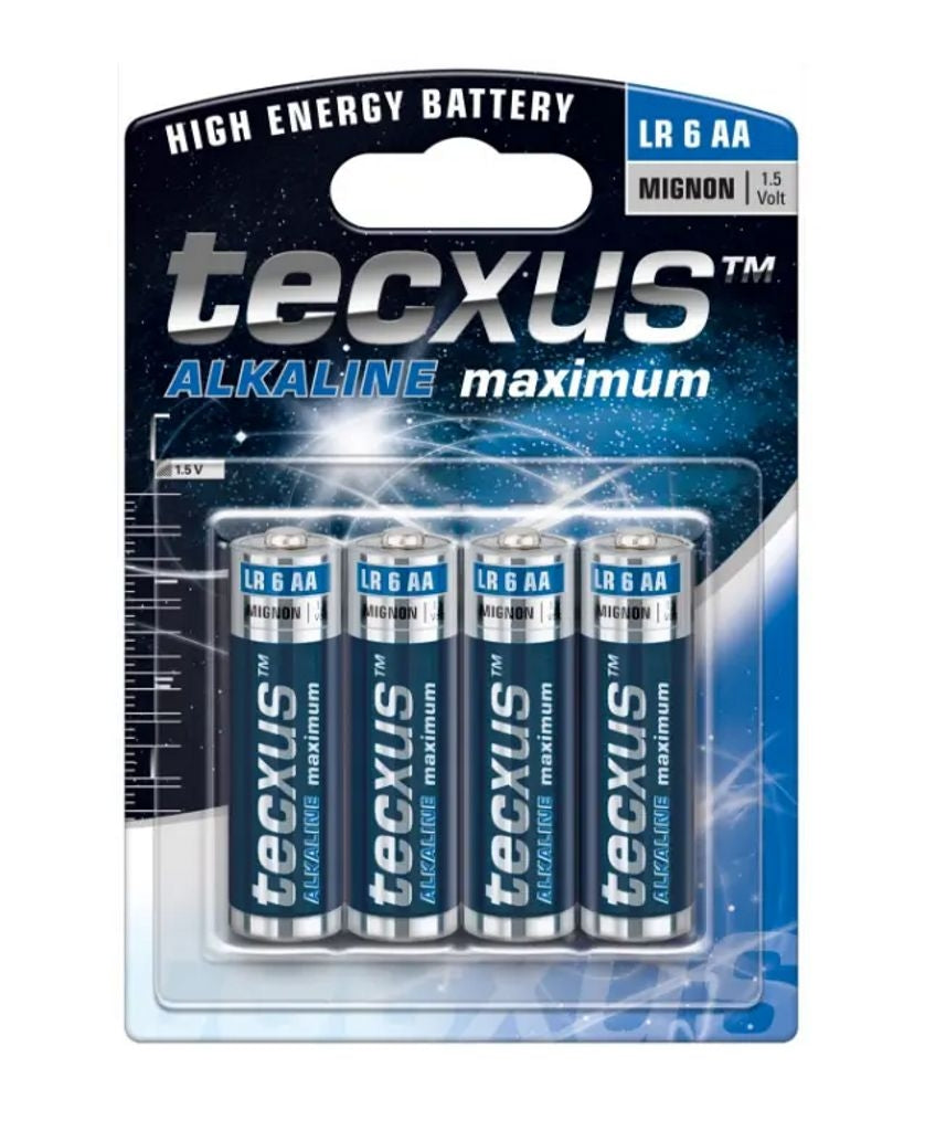 Tecxus LR6/AA Alkaline manganese battery, 1.5 V