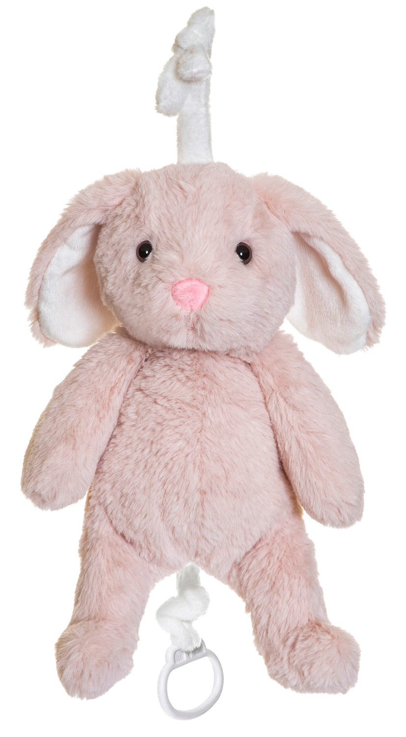 Teddykompaniet Musical Rabbit Pink