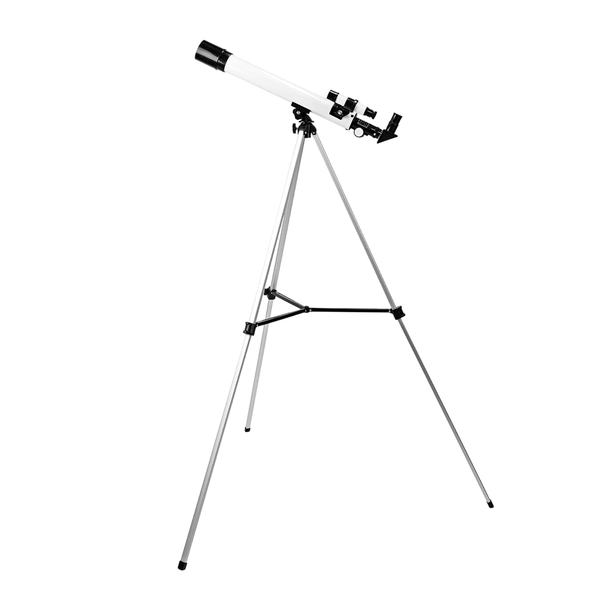 Telescope | Aperture: 50 mm | Focal length: 600 mm | Finder scope: 5 x 24 | Maximum working height: 125 cm | Tripod | Black / White