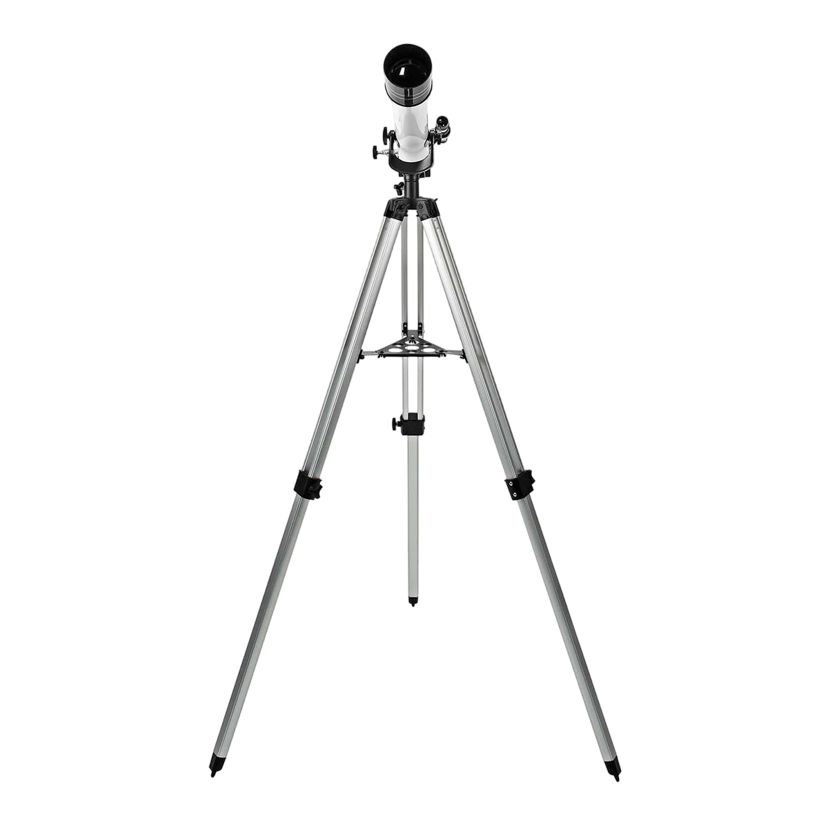 Telescope | Aperture: 70 mm | Focal length: 700 mm | Finderscope: 5 x 24 | Maximum working height: 125 cm | Tripod | Black / White