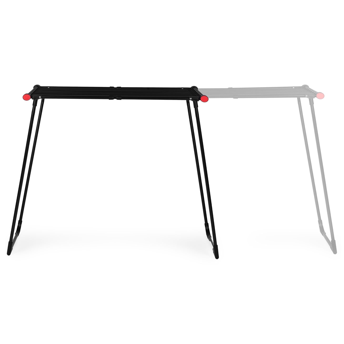 Telescopic Clothes Dryer, 19m, Foldable, Black Steel