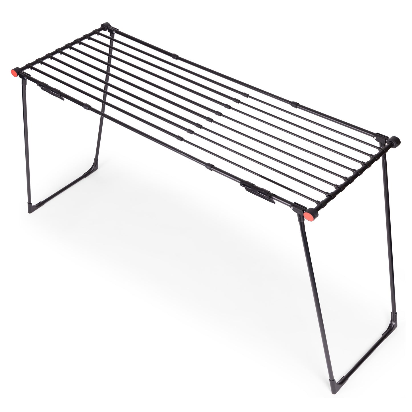 Telescopic Clothes Dryer, 19m, Foldable, Black Steel
