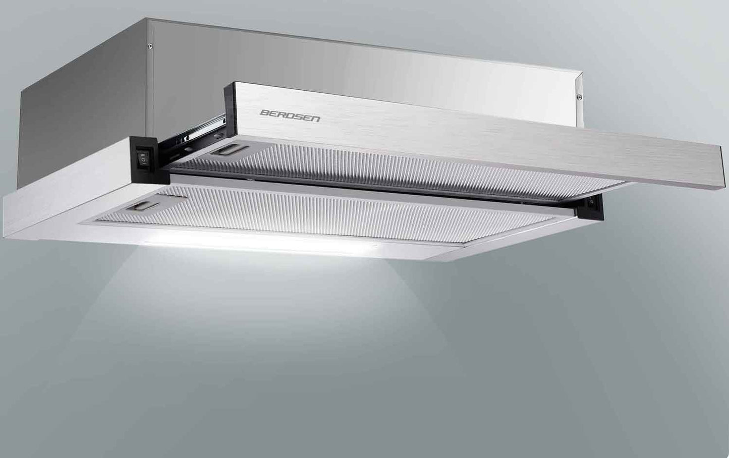 Telescopic Range Hood 50 cm Stainless Steel BT-233