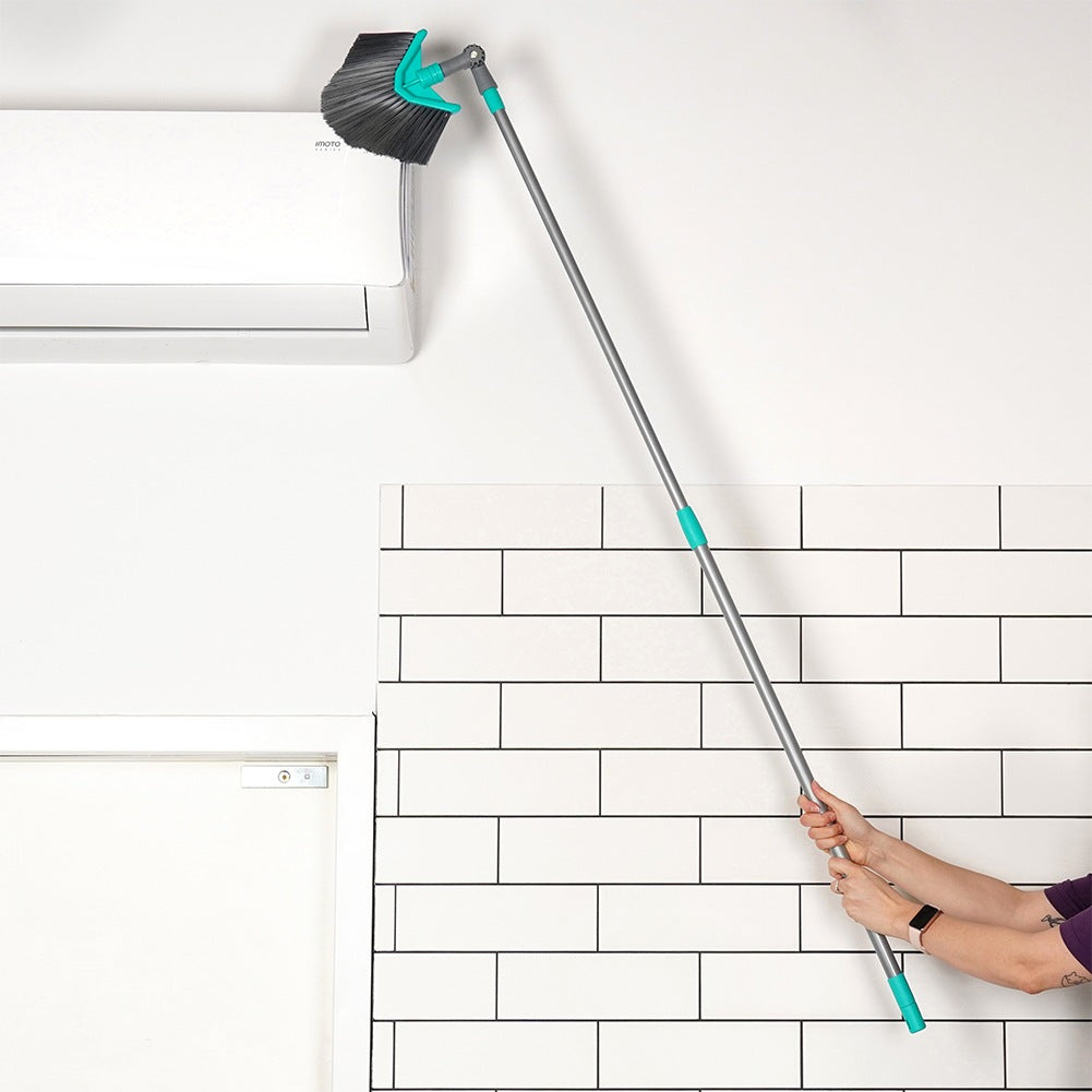 Telescopic broom for dust and cobwebs, triangular, 115-180 cm