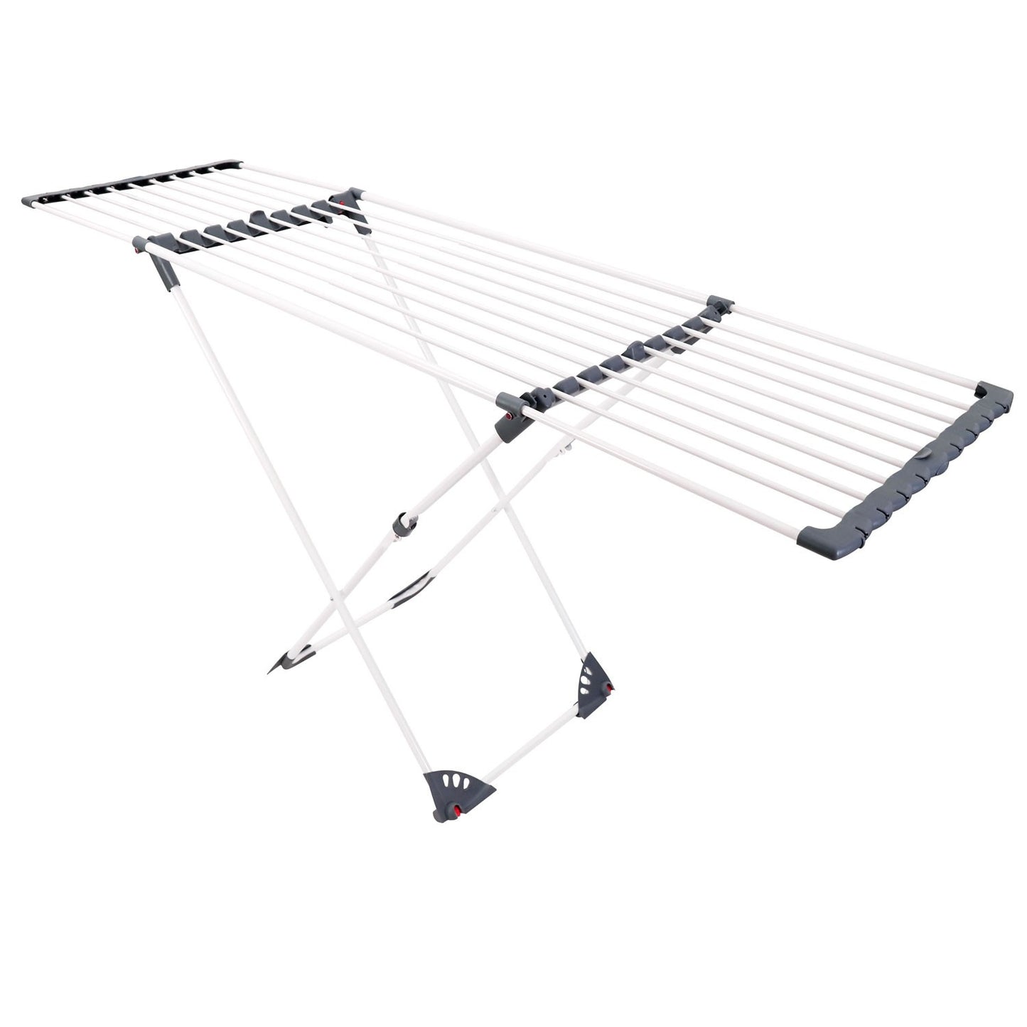 Telescopic drying rack with wheels Ursula, 20 meters