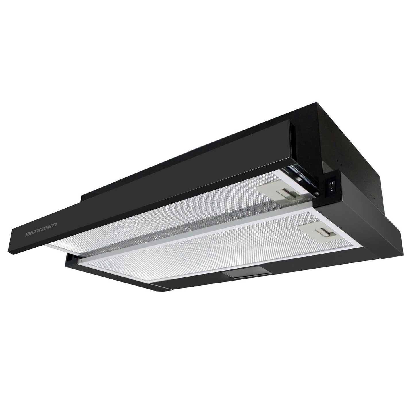 Telescopic kitchen hood 50 cm Black BT-234