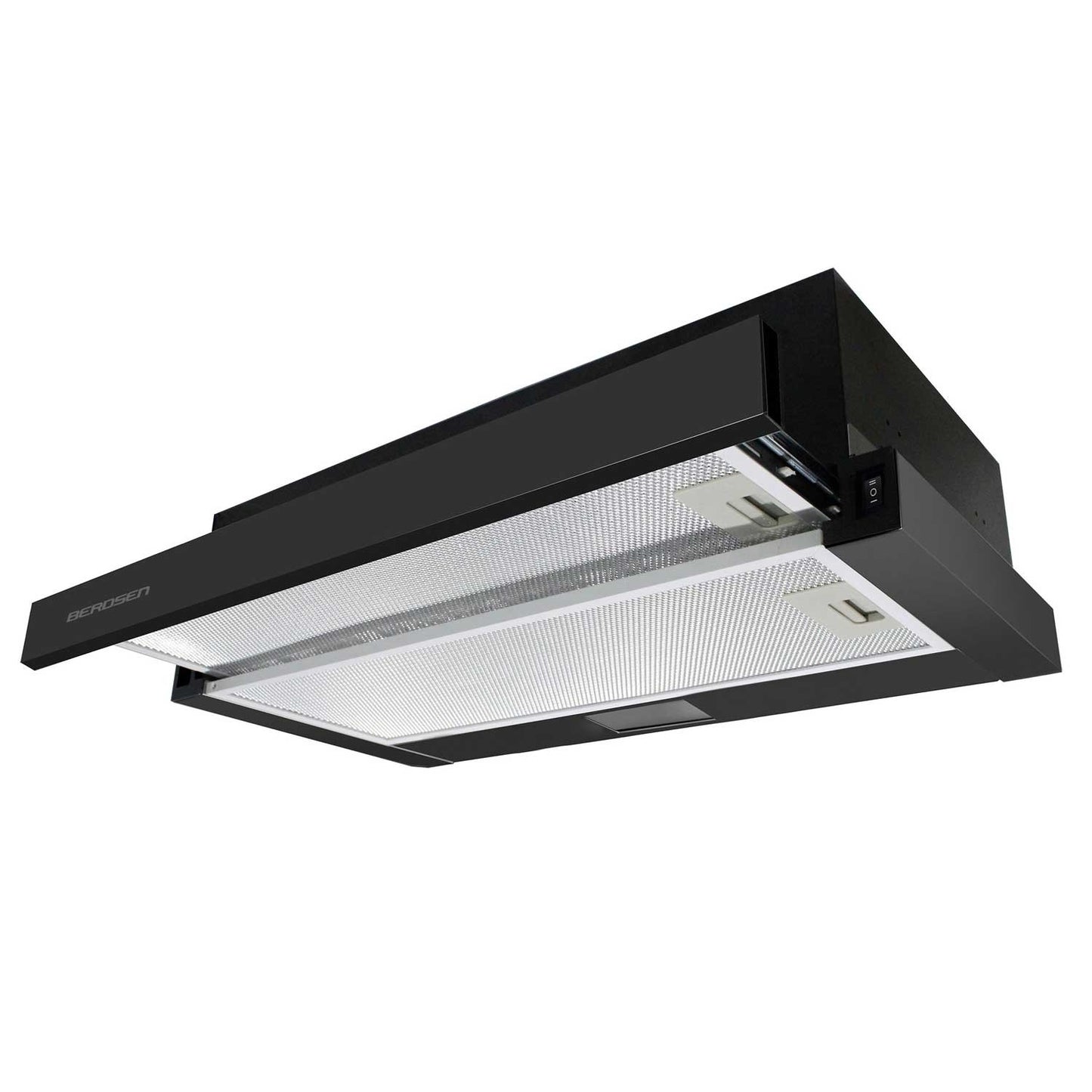 Telescopic kitchen hood 50 cm Black BT-234