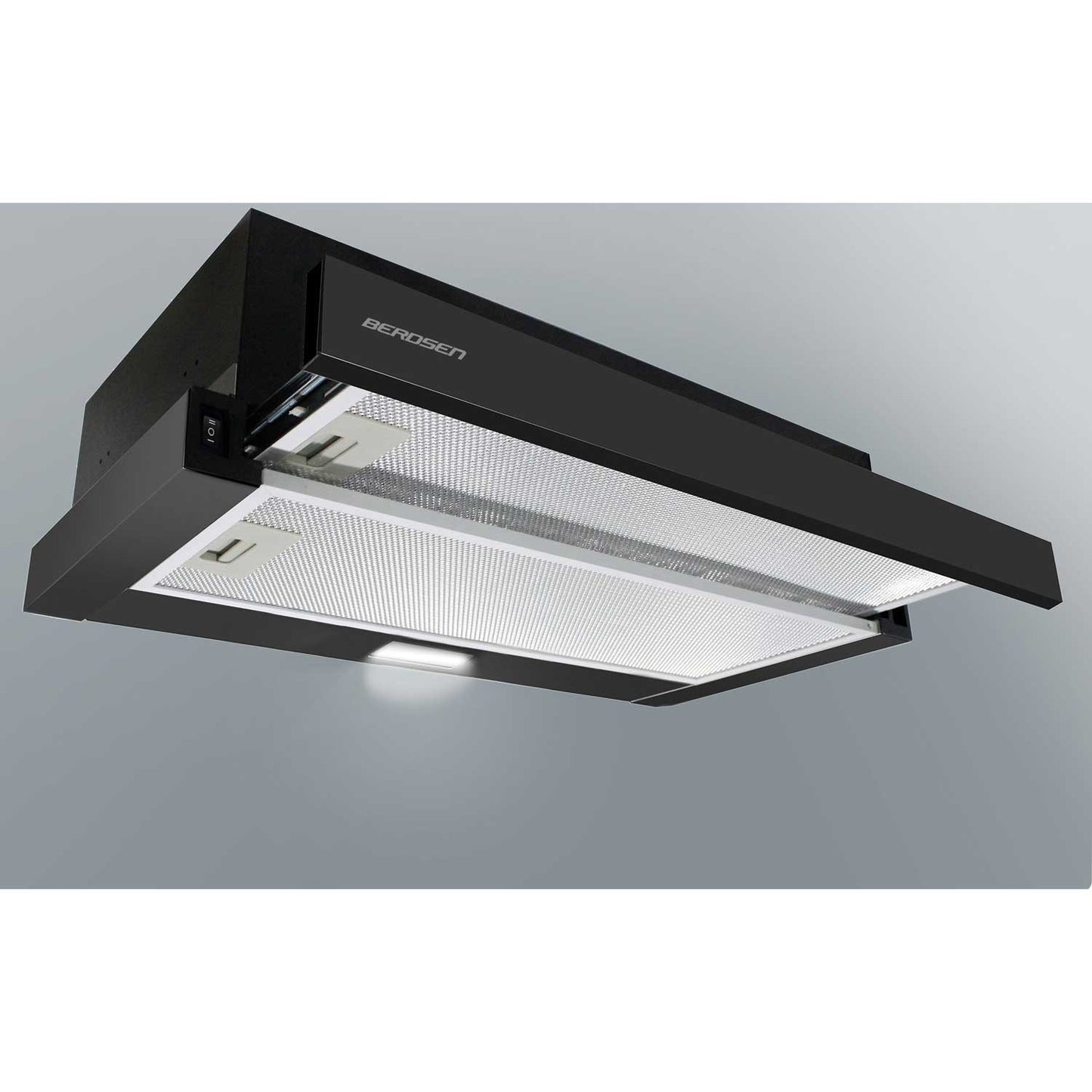 Telescopic kitchen hood 50 cm Black BT-234
