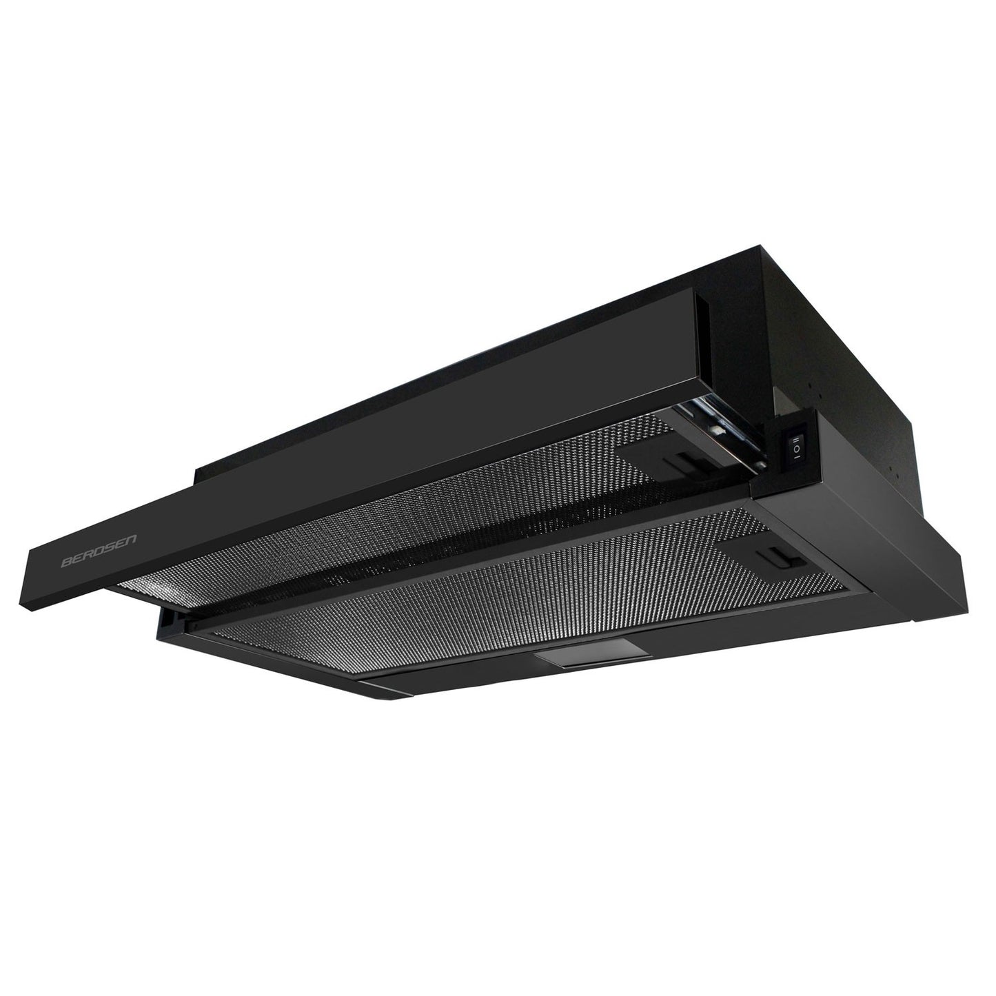 Telescopic kitchen hood 50 cm Black BT-238