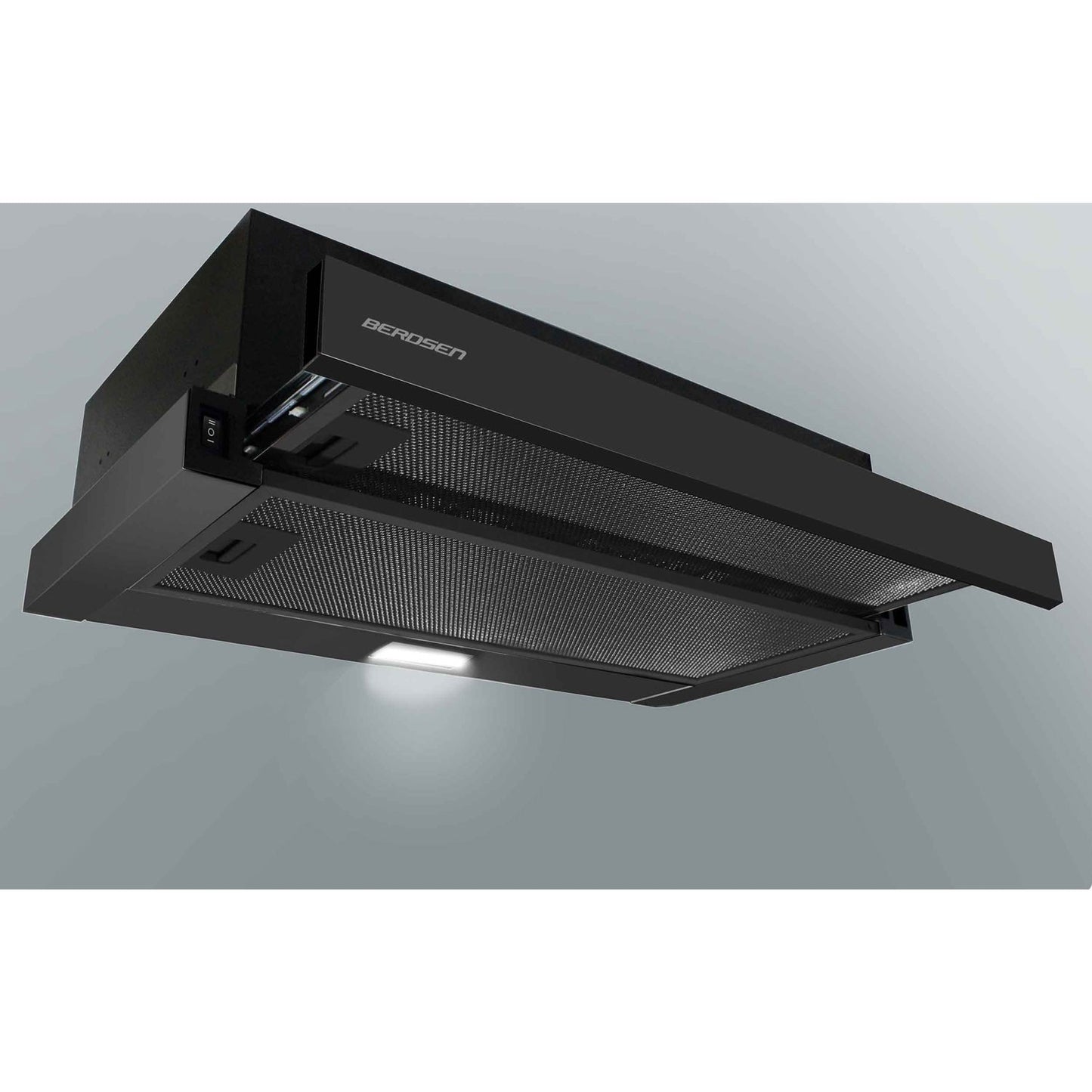 Telescopic kitchen hood 50 cm Black BT-238