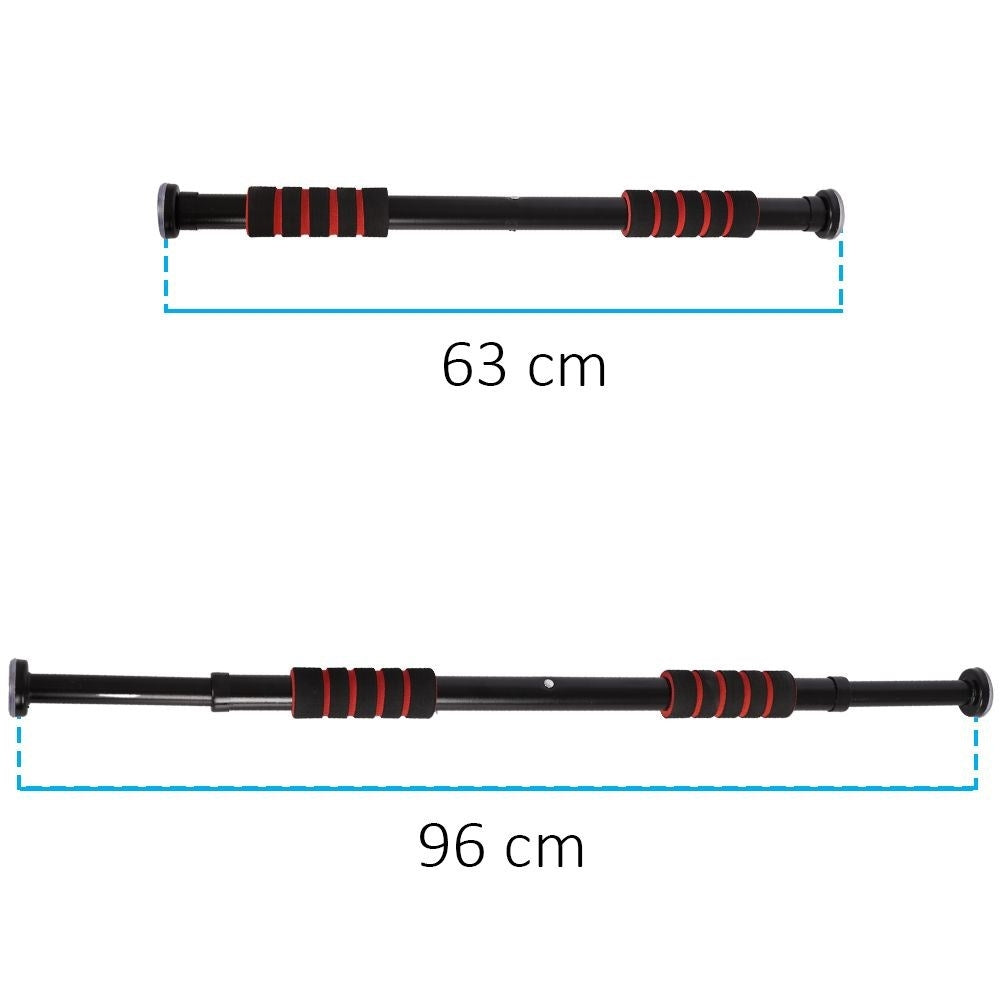 Telescopic pull-up bar for door frame - sustainable training