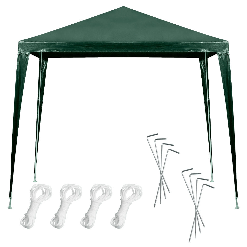 Tent garden party pavilion commercial gazebo green 2.5 x 2.5 m