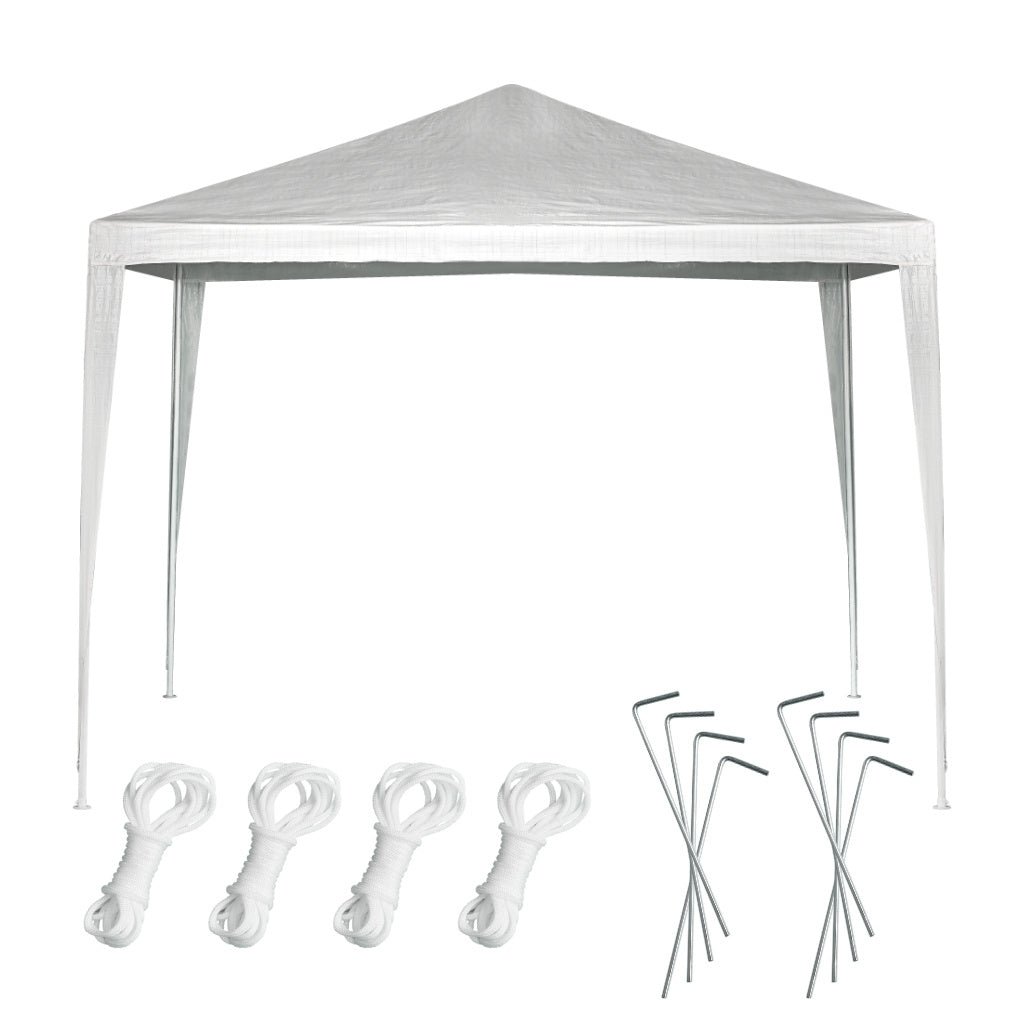 Tent garden party pavilion commercial gazebo white 3 x 3 m