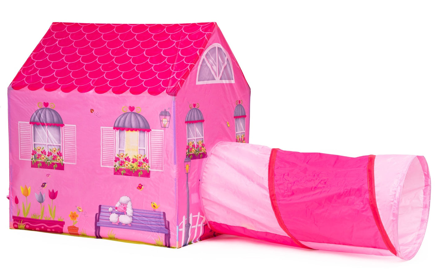 Tent, house with tunnel, playground for children, IPLAY