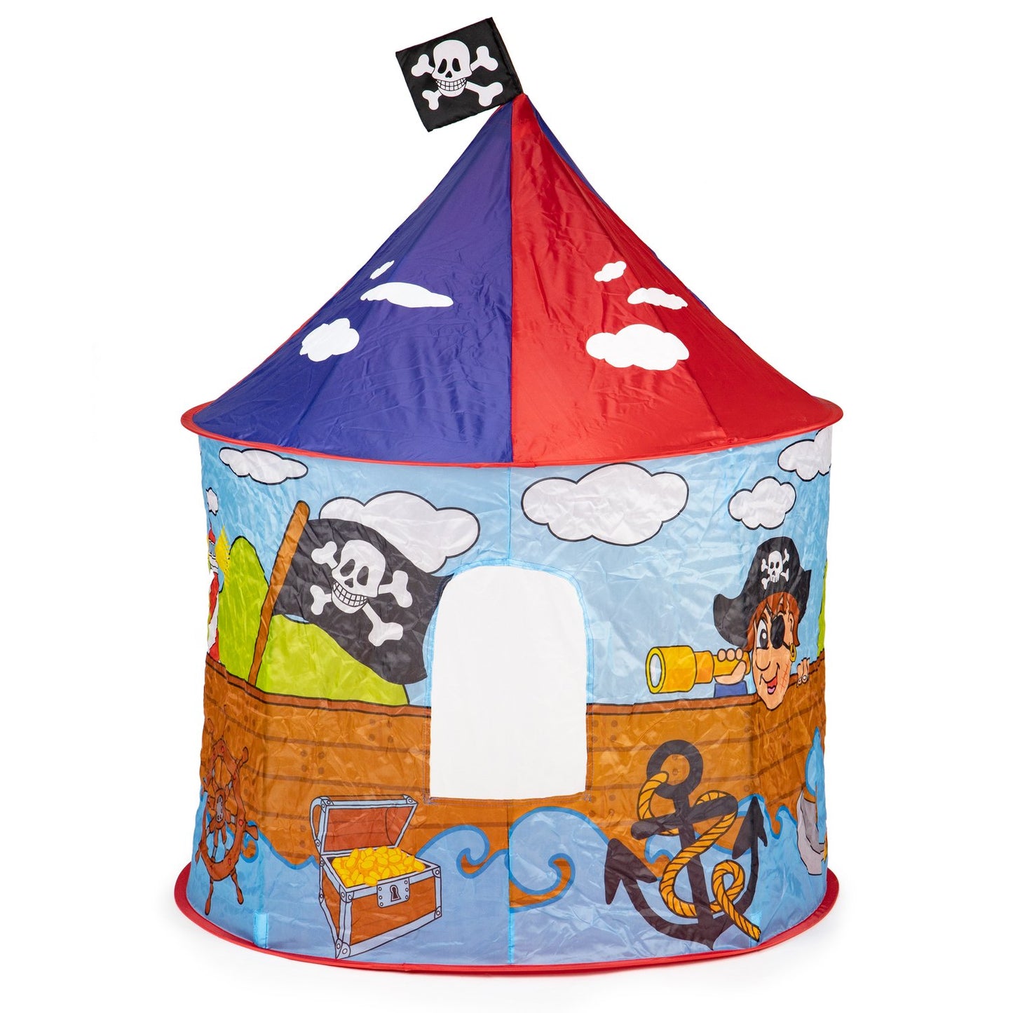 Tent pirate house children's playground