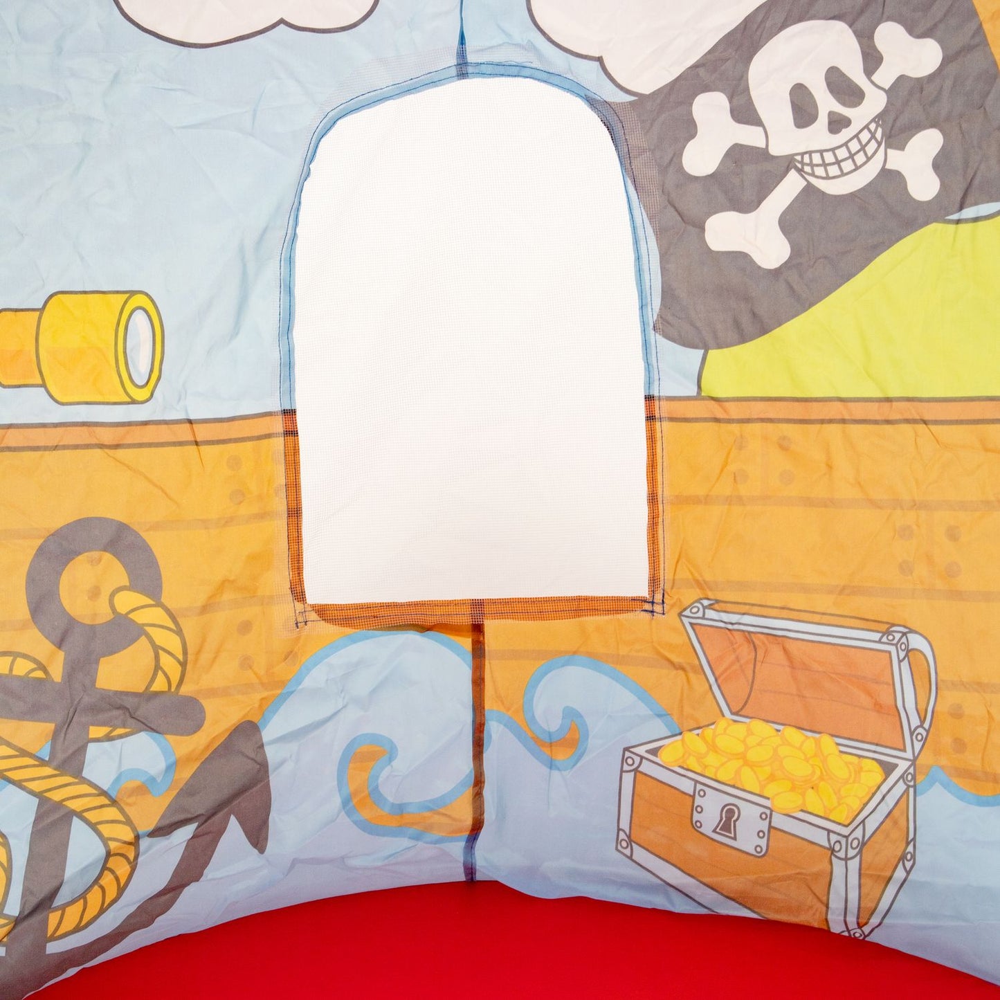 Tent pirate house children's playground