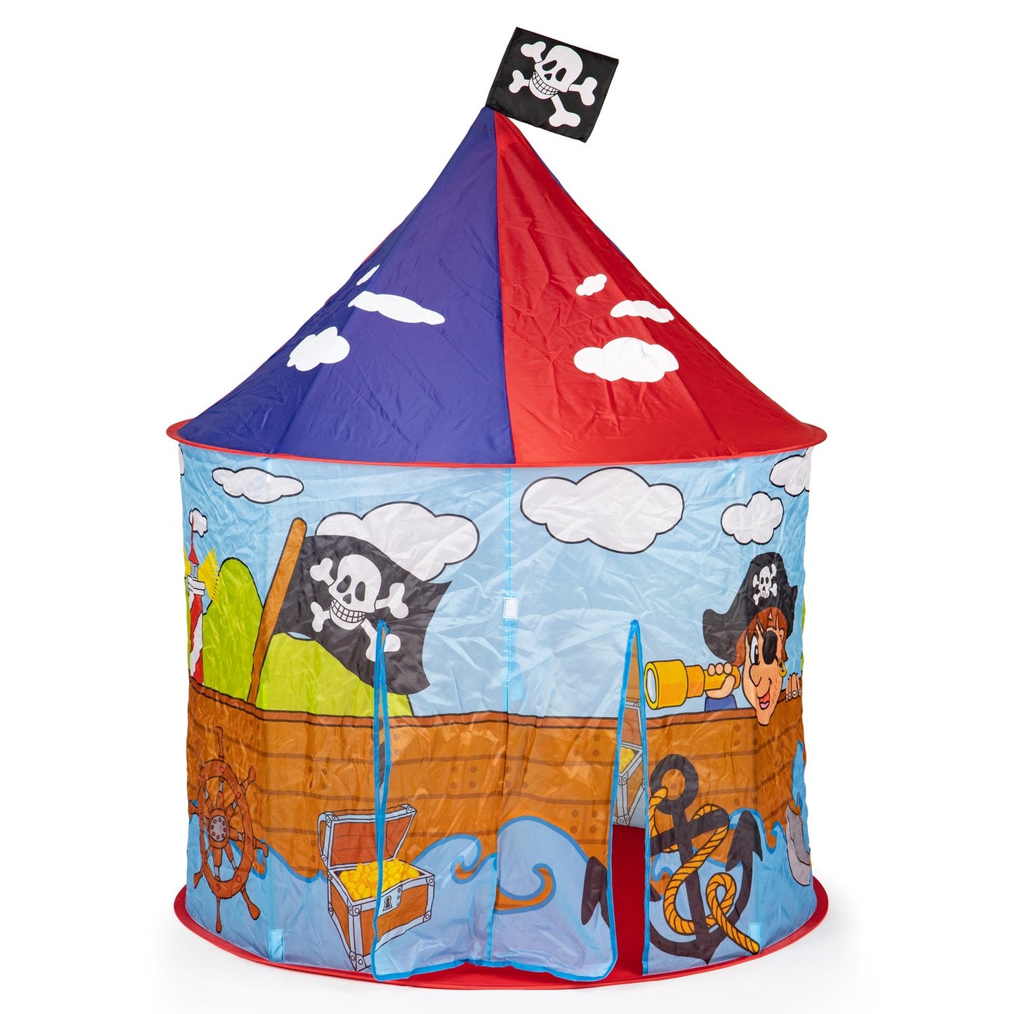 Tent pirate house children's playground