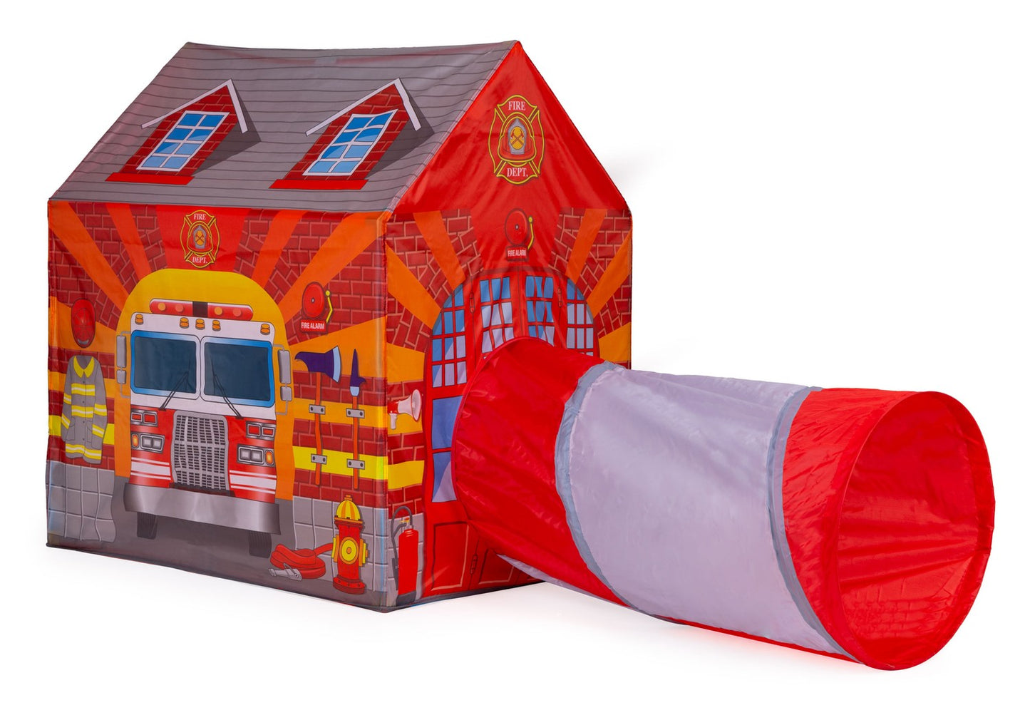 Tent with tunnel for children Fireman's house IPLAY playground