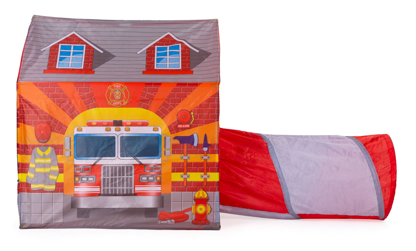 Tent with tunnel for children Fireman's house IPLAY playground
