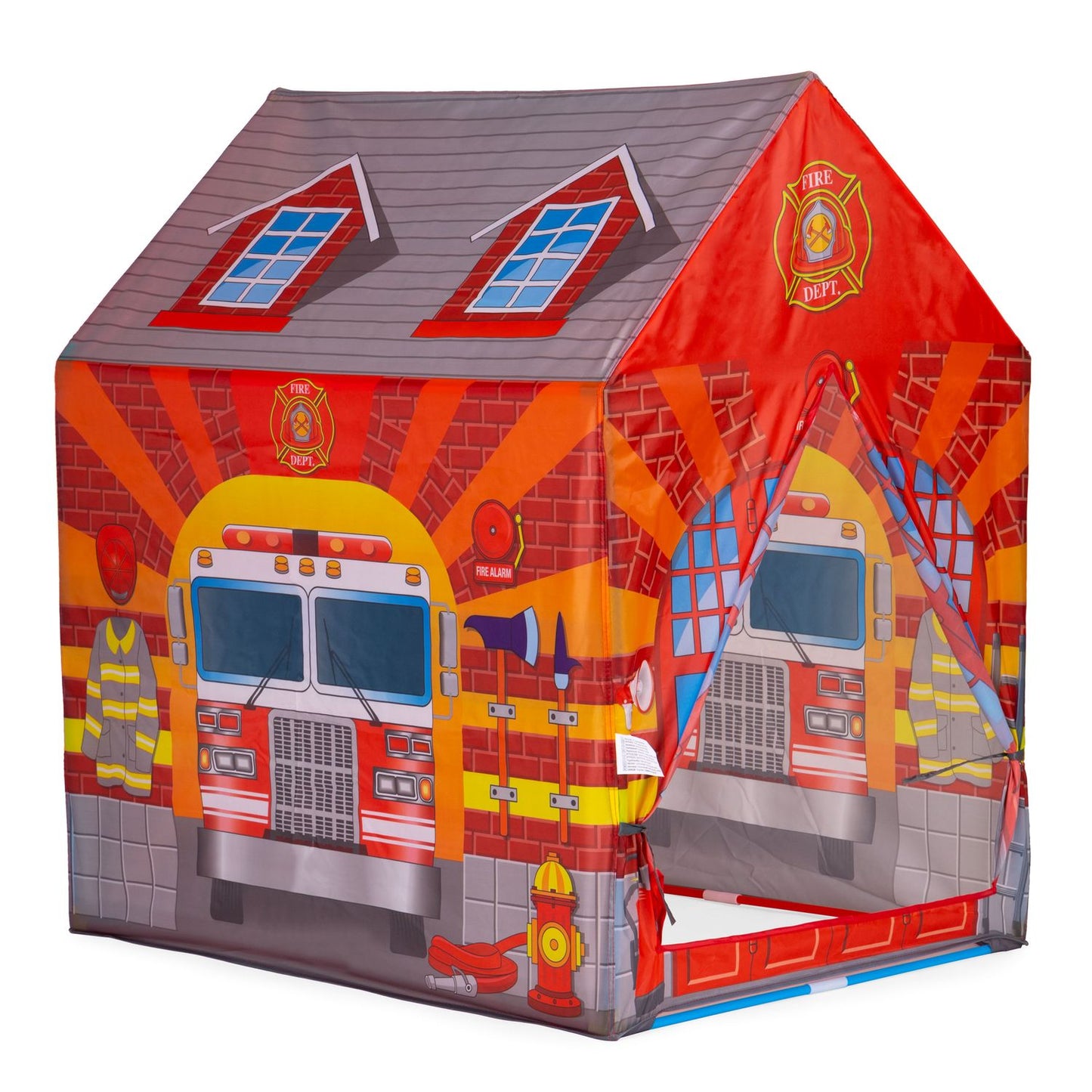 Tent with tunnel for children Fireman's house IPLAY playground