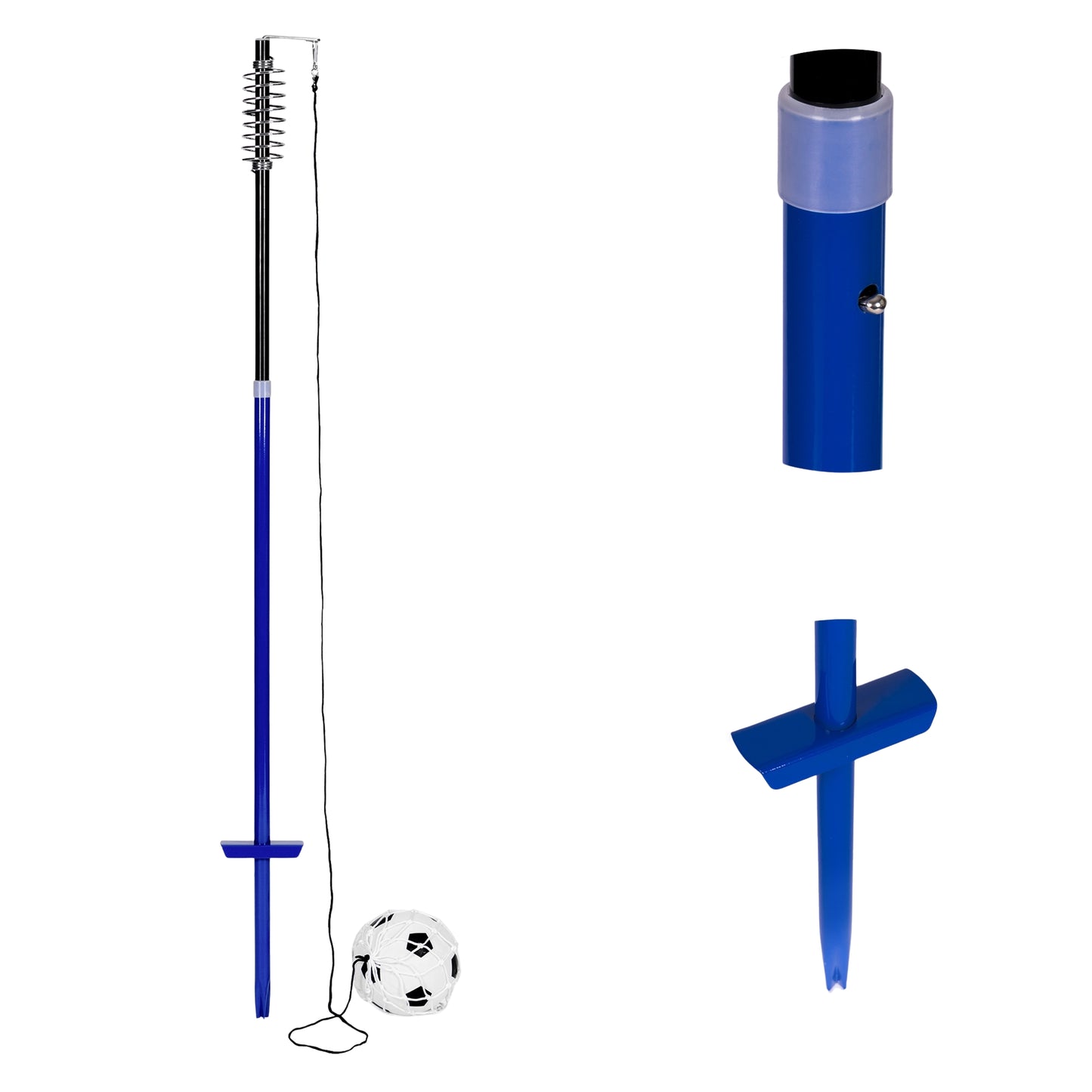 Tetherball Soccer Training Set with Adjustable Pole and Pump
