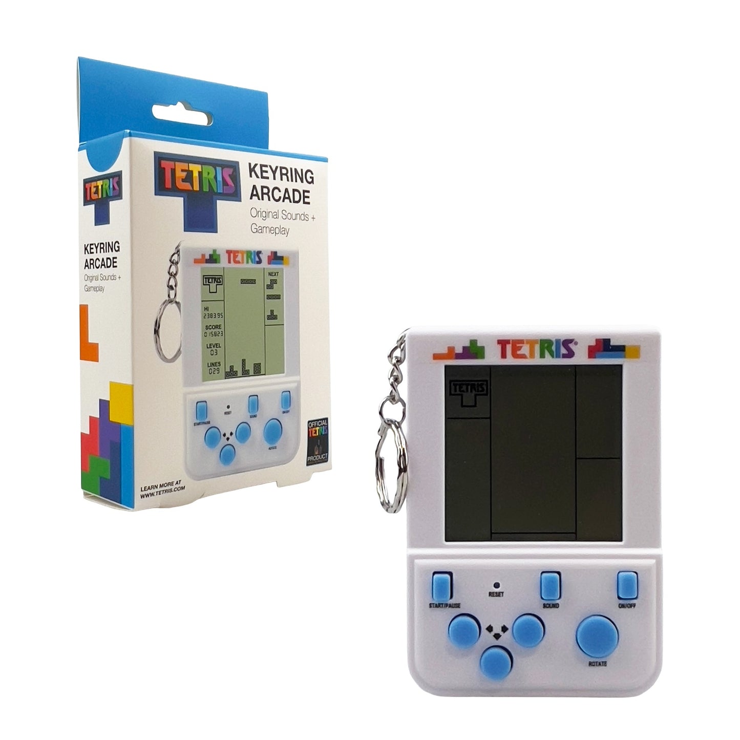 Tetris Arcade Keyring with Original Levels and Sounds