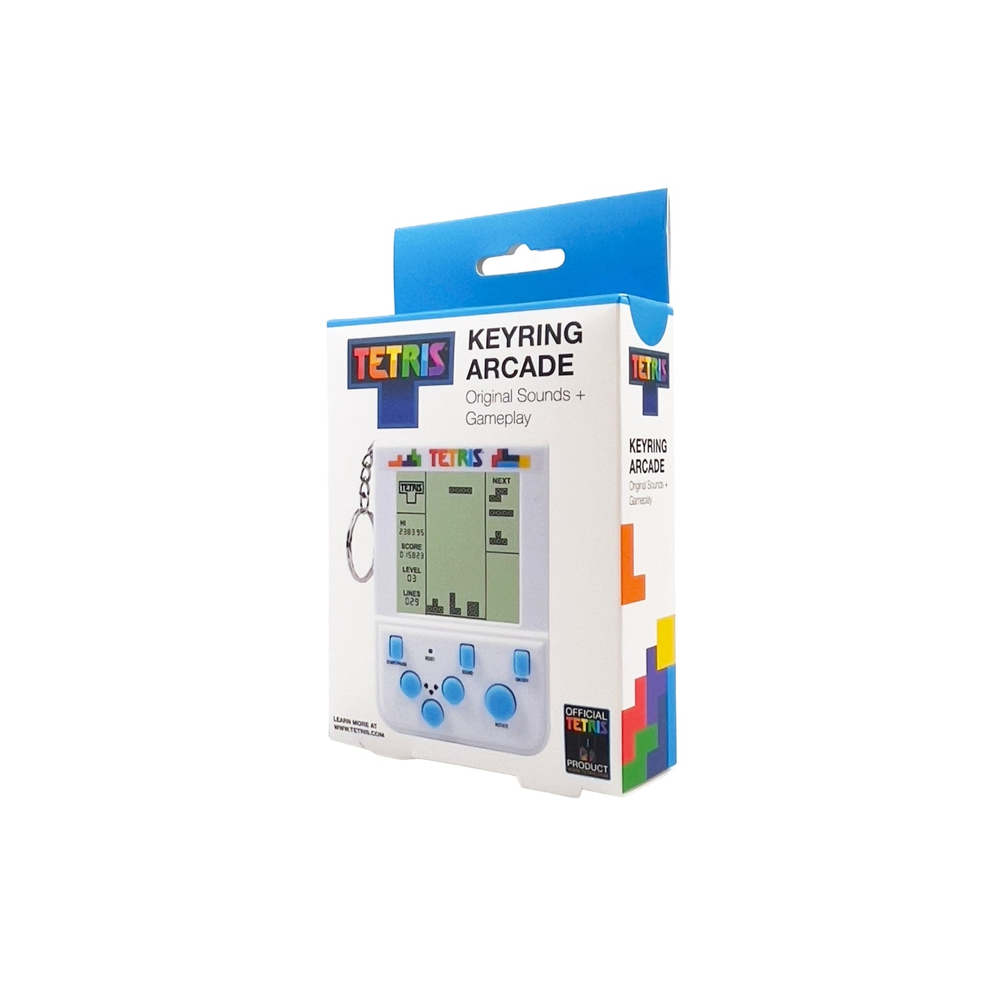 Tetris Arcade Keyring with Original Levels and Sounds