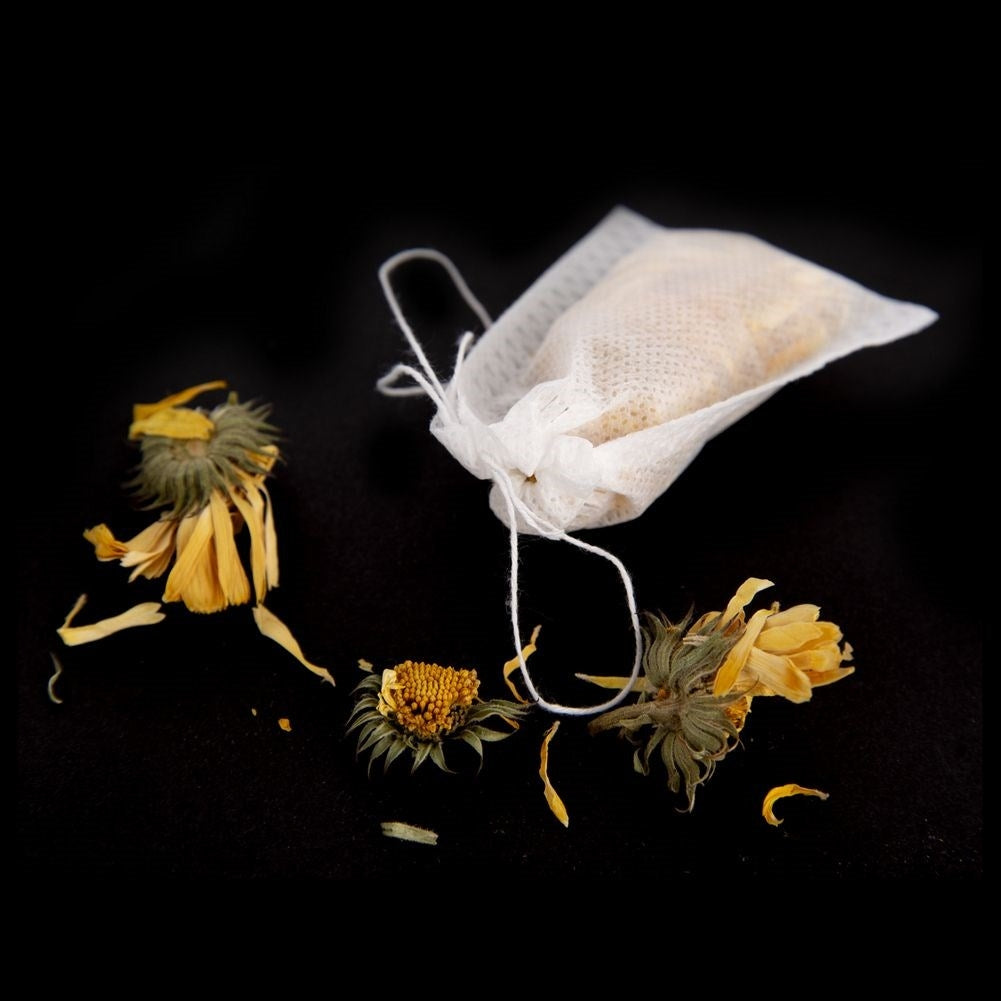 Textile bags for tea, herbs & coffee - 100 pcs in dispenser