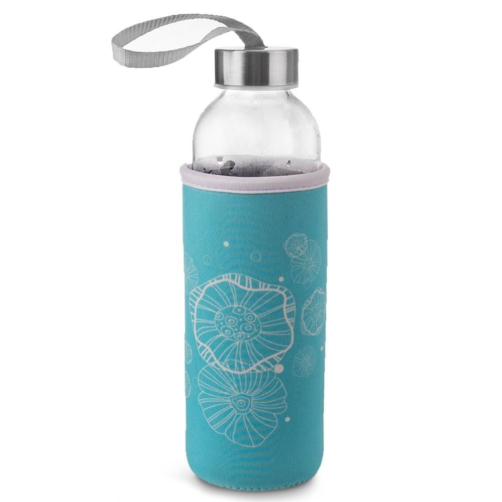 Thermal Glass Bottle with Metal Lid for Safe Drinks