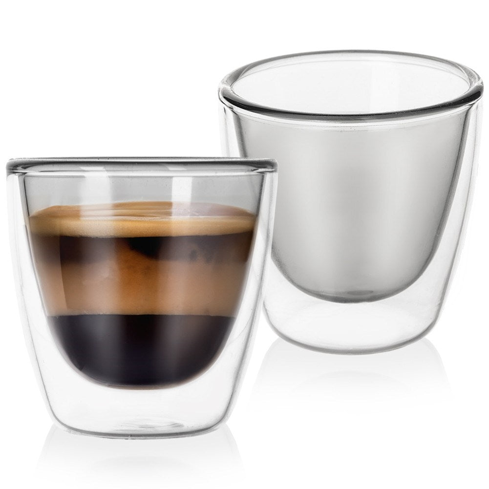 Thermal Glasses with Double Walls - 90 ml, Set of 2