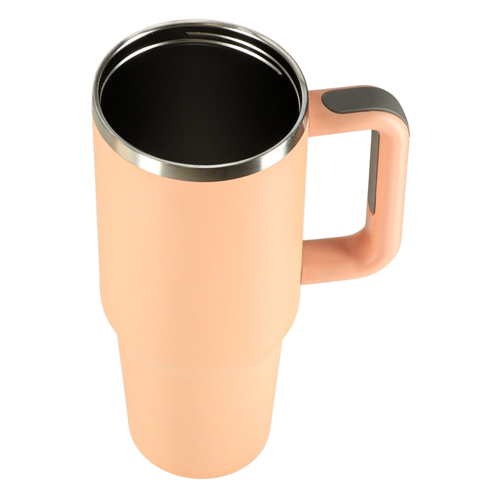 Thermal Mug with Straw & Handle, 1200ml, Pink