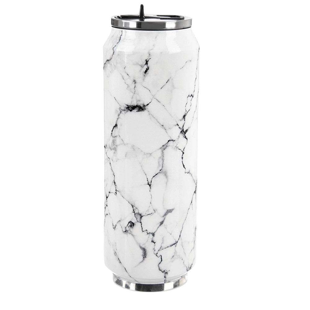 Thermal Travel Mug, Marble Design, 700ml, Stainless Steel