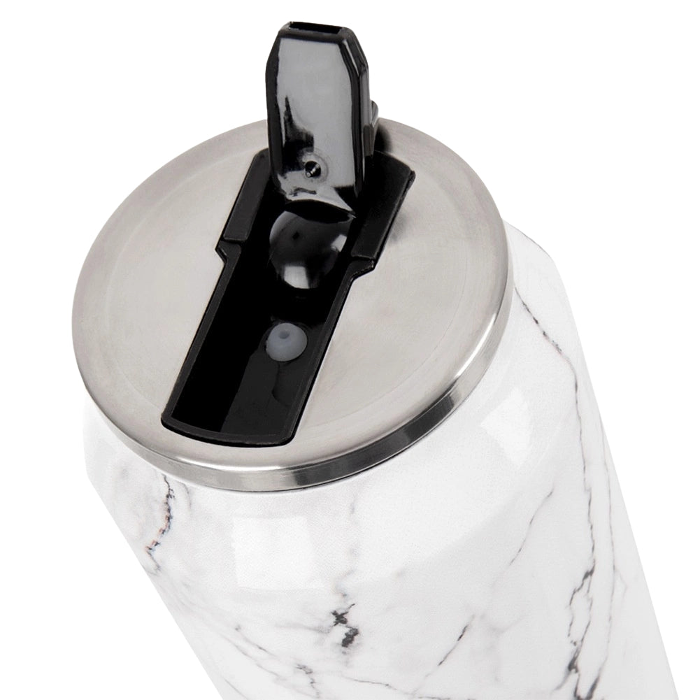 Thermal Travel Mug, Marble Design, 700ml, Stainless Steel
