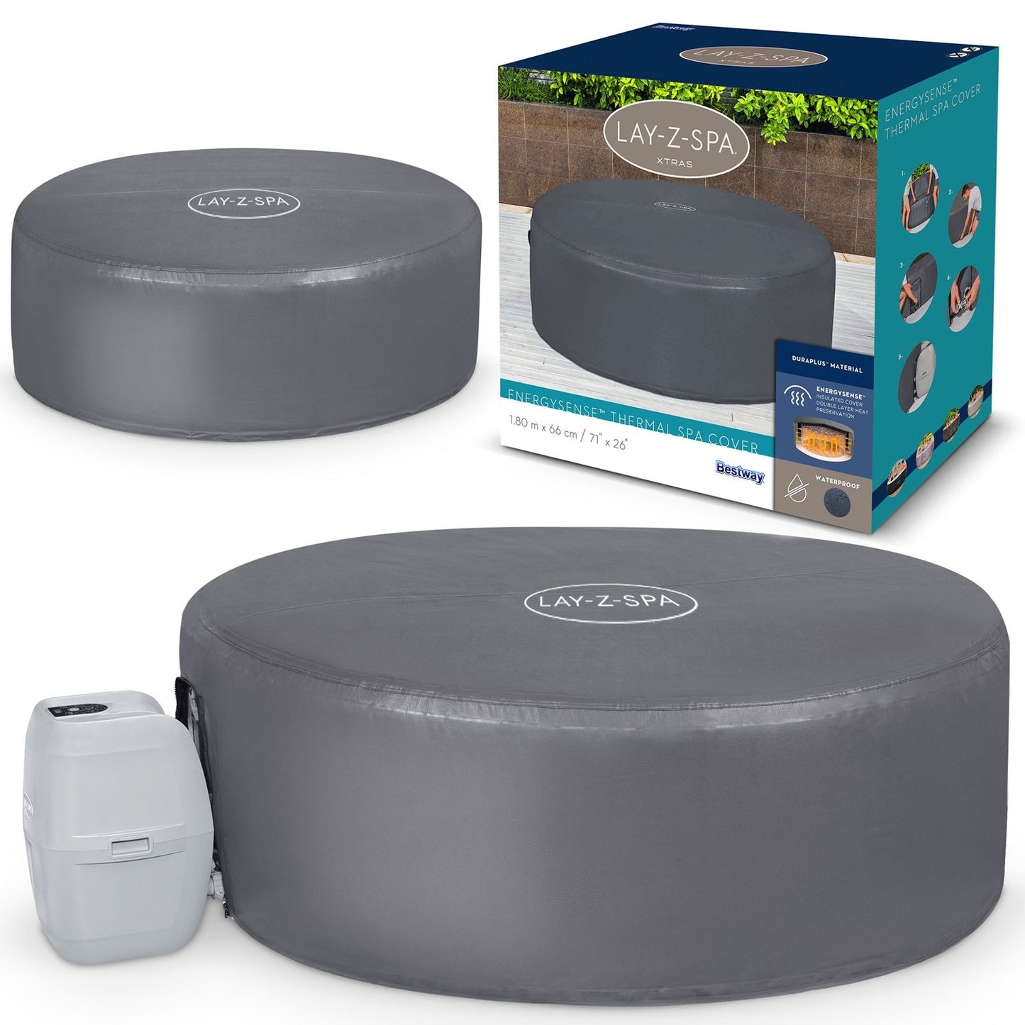 Thermal cover for SPA 180 x 66 cm Bestway 60317