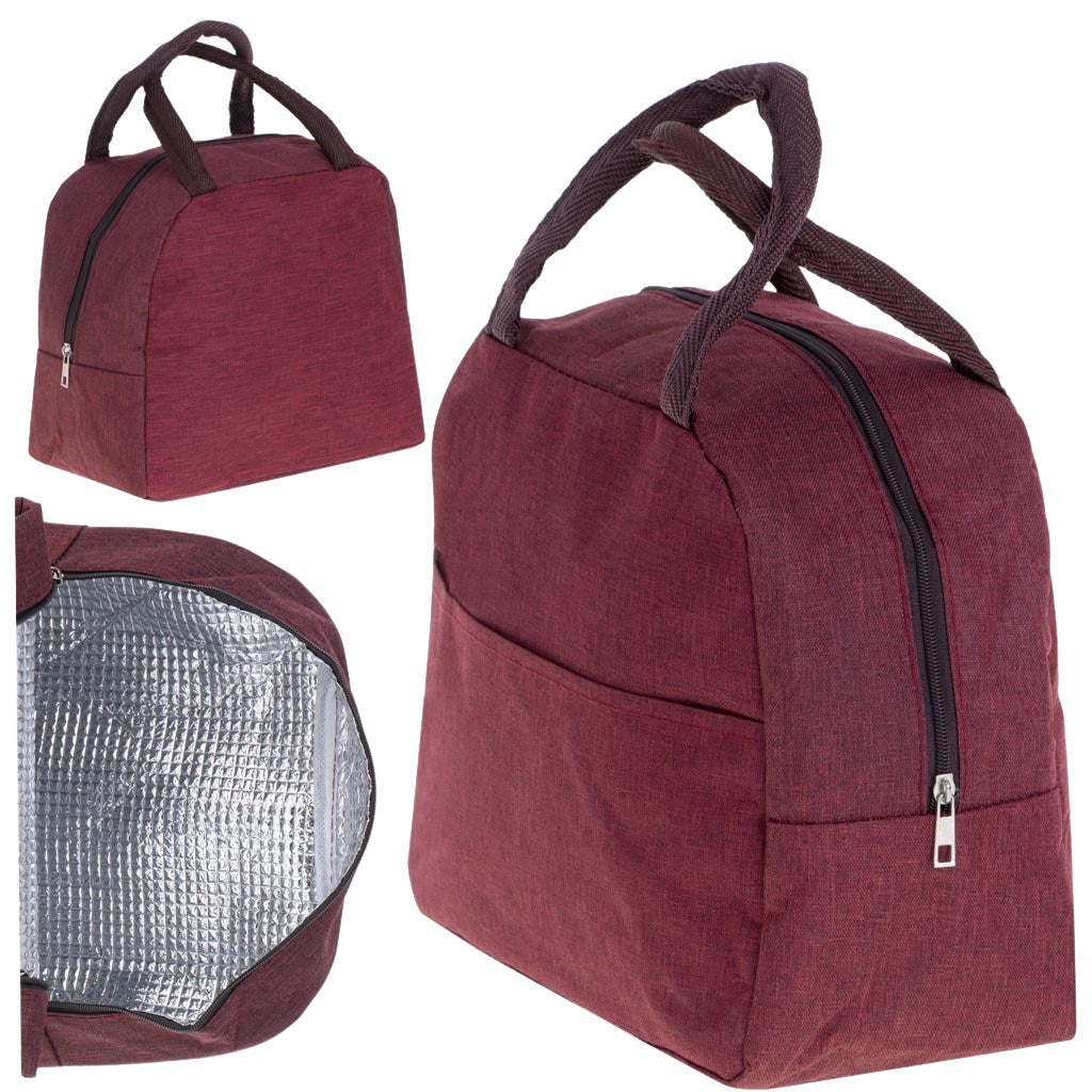 Thermal insulation bag breakfast lunch red