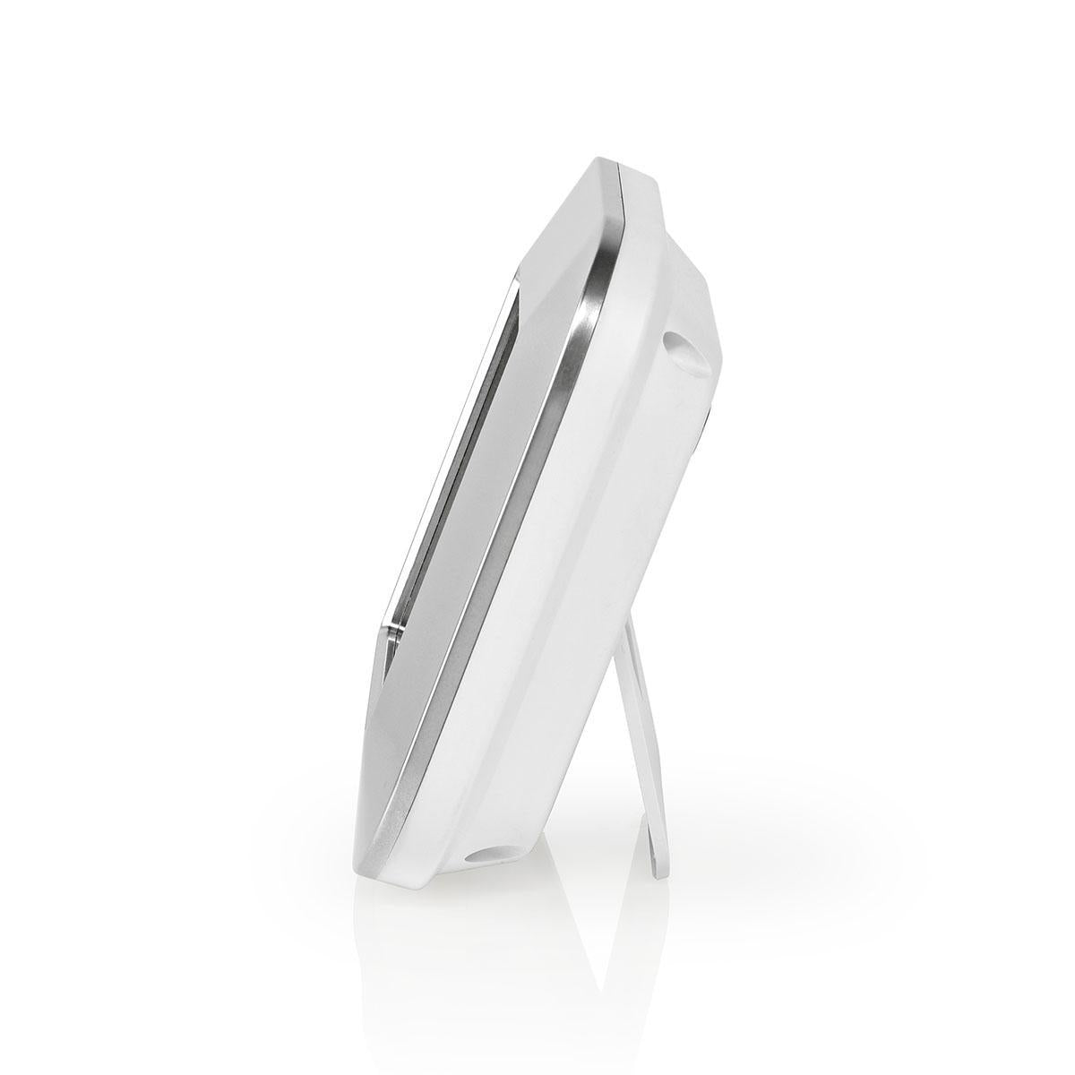Thermometer | Silver / White | Plastic | Digital screen