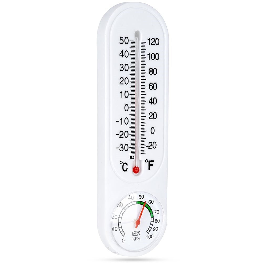 Thermometer with hygrometer for indoor and outdoor use