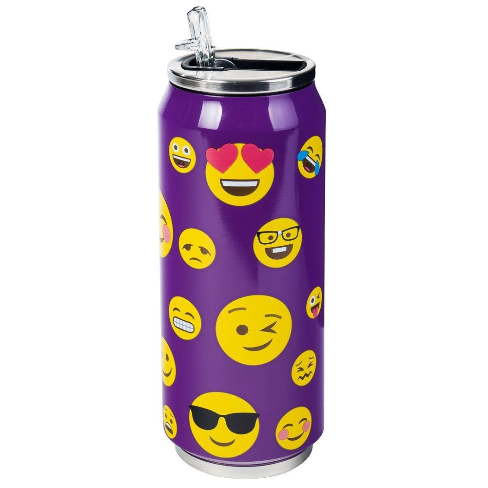 Thermo mug can smile purple 500 ml