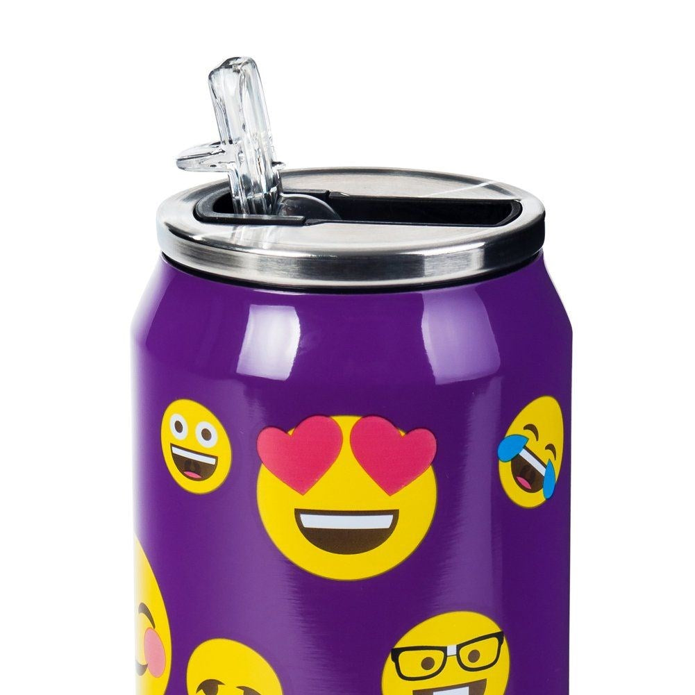 Thermo mug can smile purple 500 ml