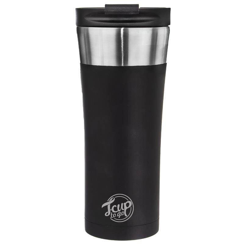 Thermo mug steel black 500 ml