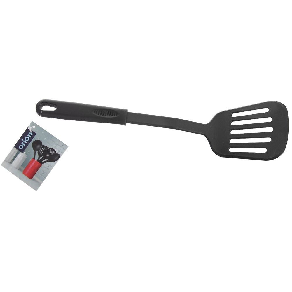 Thermoplastic kitchen spatula openwork BLACKLINE 32 cm