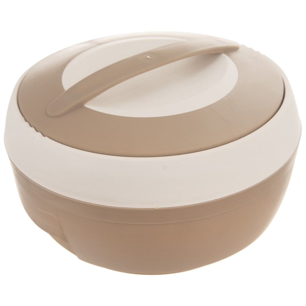 Thermos: Keeps food hot or ice cream cold, stainless steel