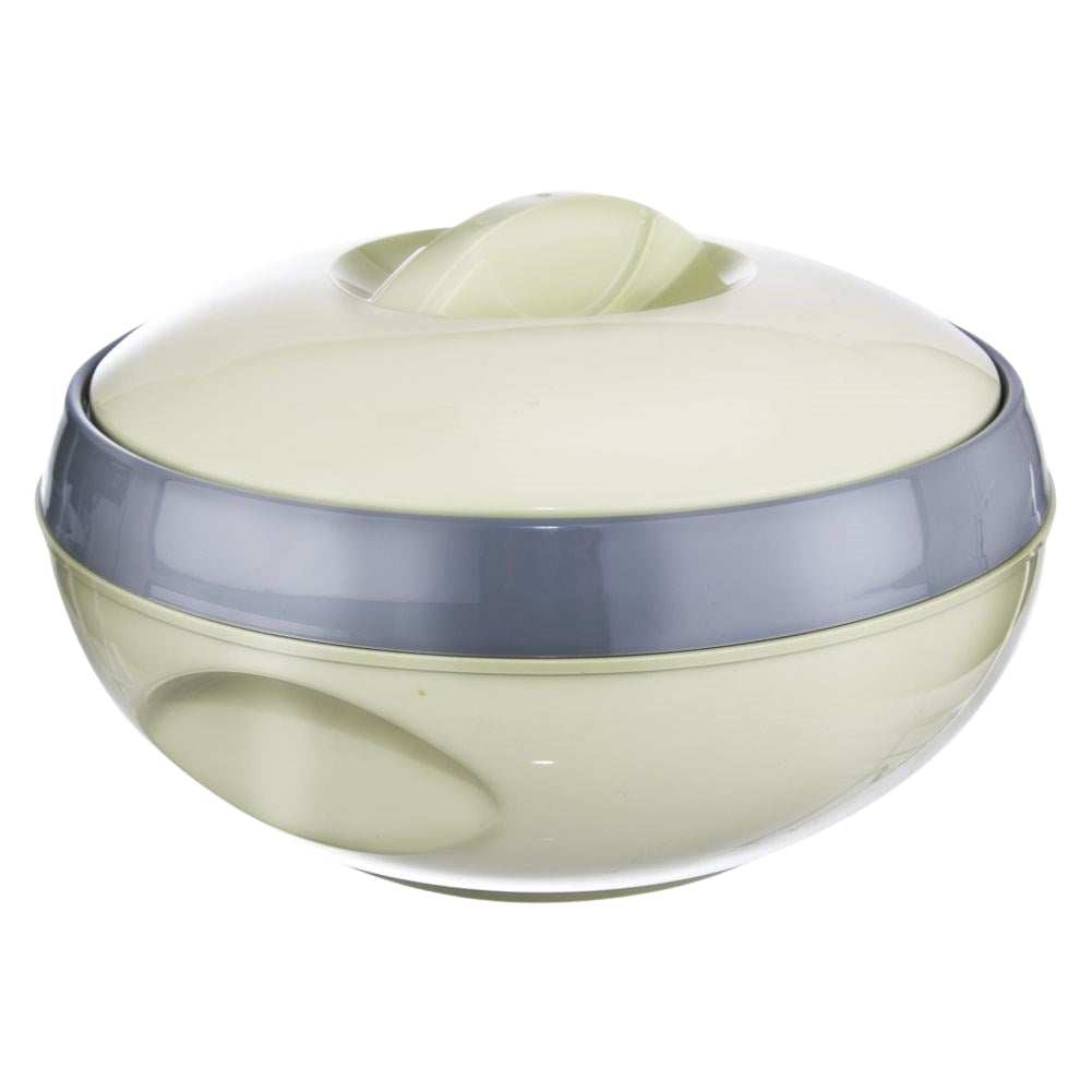 Thermos for hot food and cold ice cream, plastic and stainless steel