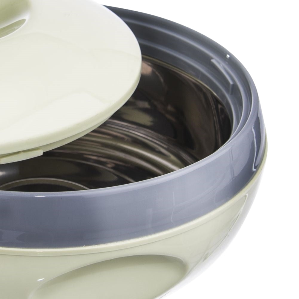 Thermos for hot food and ice cream, plastic & stainless steel