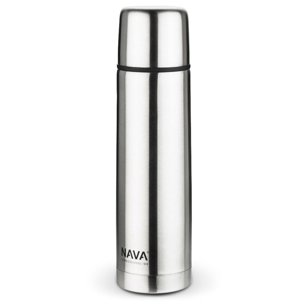 Thermos in stainless steel, keeps the heat for 12 hours!
