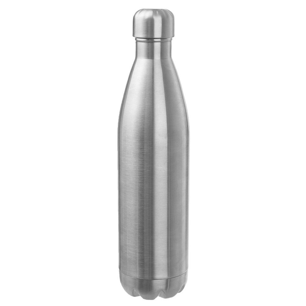Thermos in stainless steel with double-walled vacuum insulation