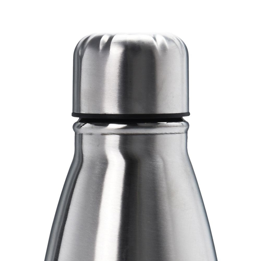 Thermos in stainless steel with double-walled vacuum insulation