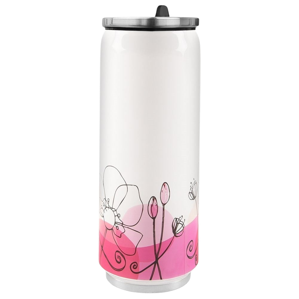 Thermos jar with flip-up nozzle and straw, 12 hours of heat